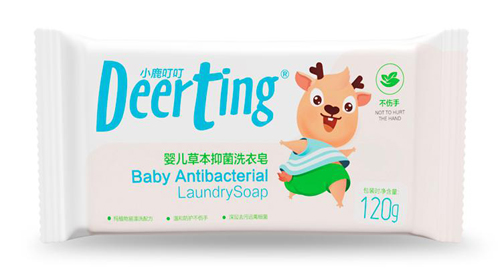 小鹿叮叮嬰兒草本抑菌洗衣皂 溫和防護不傷手