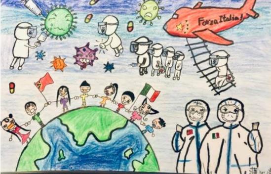 來自中國孩子們的這份禮物 讓意大利議員直呼太感動