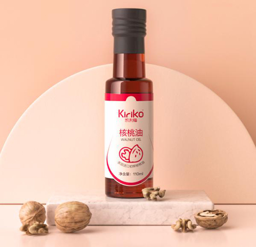 Kiriko凱利蔻核桃油物理初級(jí)壓榨 國(guó)家標(biāo)準(zhǔn)一級(jí)油品