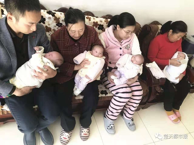 湖北一女子誕下四胞胎！一天奶粉1.5罐紙尿褲30多片