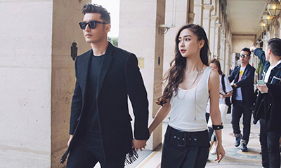 黃曉明曝光兒子側臉照，小小年紀帥成正太