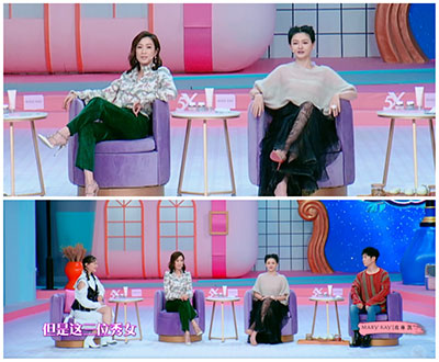 大S和佘詩(shī)曼坐一起氣質(zhì)大相徑同，網(wǎng)友：孩子的力量