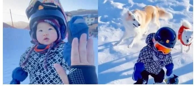 冬奧會(huì)上1歲萌娃不會(huì)走路就會(huì)滑，家庭影響力不可低估