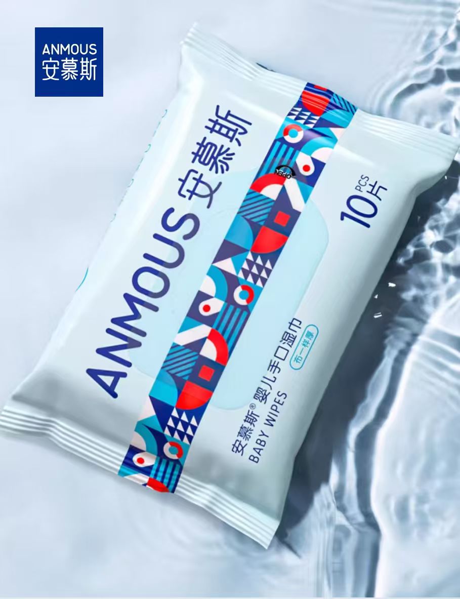 安慕斯 布一樣厚嬰兒手口濕巾